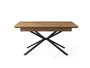 Hanah Home Mesa de Comedor Extensible Marrón